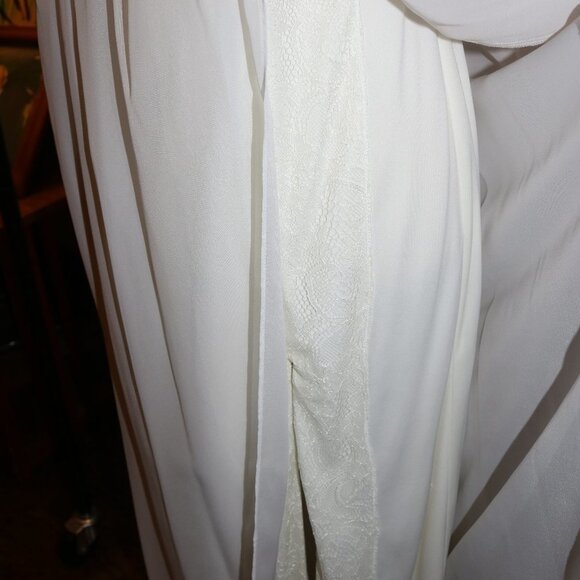Hailey by Adrianna Papell white formal dress sz 6 - Picture 5 of 14